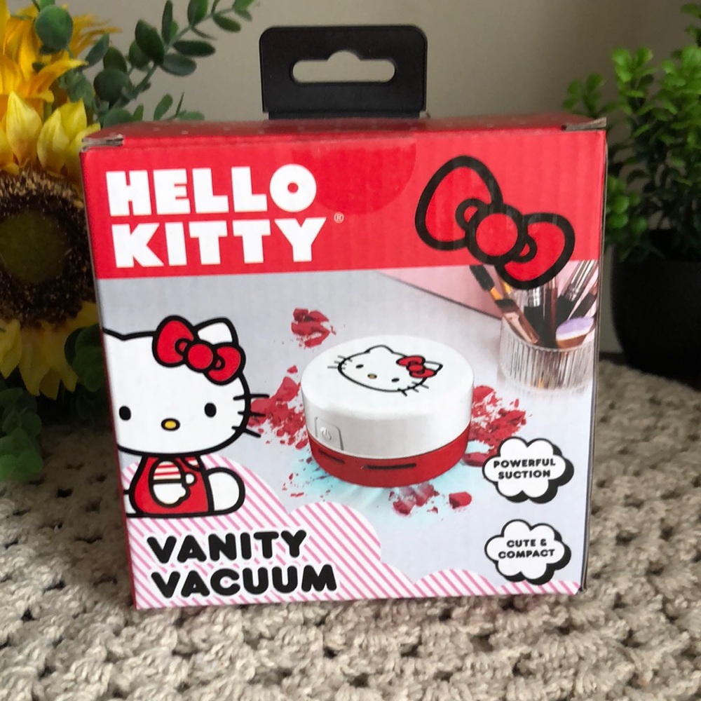 Hello Kitty Red and White Vanity Vacuum